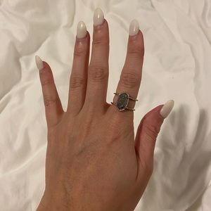 Kendra Scott Silver Ring Size 8